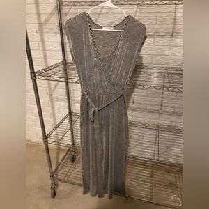 Caution to the Wind Striped Jumpsuit